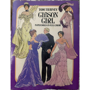 Gibson Girl Paper Dolls by Tom Tierney Full Color 7 Dolls 29 Costumes 1985 NEW